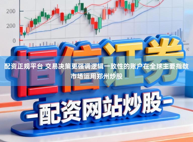 配资正规平台 交易决策更强调逻辑一致性的账户在全球主要指数市场运用郑州炒股