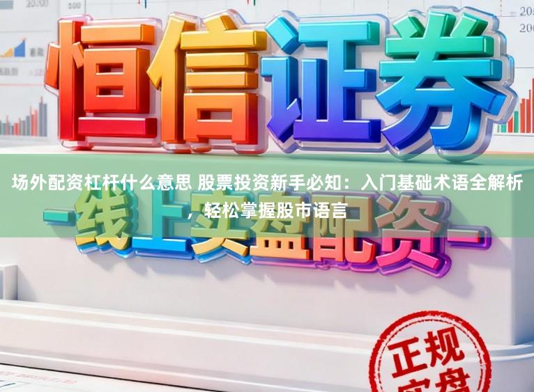 场外配资杠杆什么意思 股票投资新手必知：入门基础术语全解析，轻松掌握股市语言